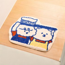 Dailylike My Buddy亮點絨毛腳踏墊, 01 Tooth Brush