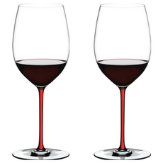 RIEDEL Fatto a Mano系列卡本內梅洛酒杯 4900/0R 紅色, 625ml, 2個