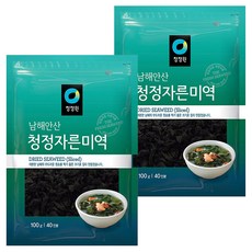 대상 청정원 청정자른미역, 100g, 2개