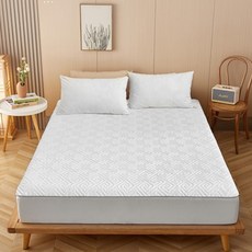 구띵 누빔 침대 매트리스 커버