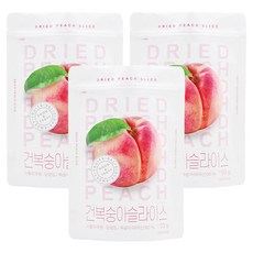 애드웰스 넛츠데이 건복숭아 슬라이스, 150g, 3개