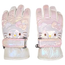 Hello Kitty 凱蒂貓 兒童 Hello Kitty Shine 大臉立體防寒手套 OGHKG50269