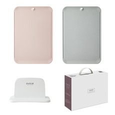 도블레 칼집 강한 시그니처 도마 2종 + 스마트 거치대 세트, 1세트, 베이비핑크 + 라이트그레이 + 스마트 거치대