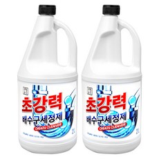 Saenghwalgongsik 超強力排水管清潔劑, 2L, 2個