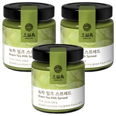 오설록 녹차 밀크 스프레드, 200g, 3개