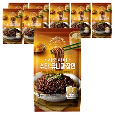 차오차이 수타식 유니짜장면 720g 2인분, 8개