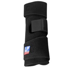 LP SUPPORT 高透氣側弧型護膝 M, 黑色, 1個