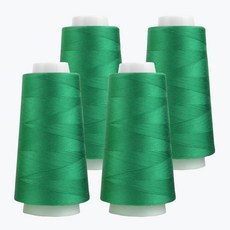 Unique Premium OWL Coresa 45支2股縫紉線, 22 綠色, 4個