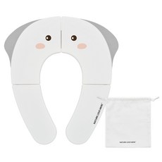 NATURE LOVE MERE 幼兒攜帶式摺疊馬桶坐墊, 暖灰色