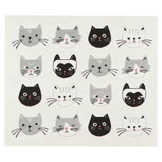 now DESIGNS 瑞典碗盤吸水墊, 貓咪, 1個