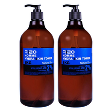 Natural Water Key Homme Hydra Skin, 1000g, 2個