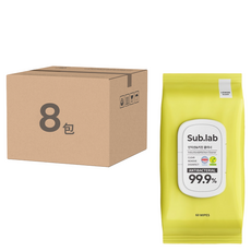 Sublab 電磁爐與廚房清潔濕巾 60張, 8包