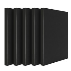 코멧 PP 펀치리스 레버파일 A4, 블랙, 5개 블랙, 5개