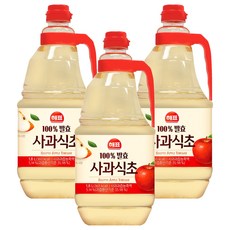 Haepyo 蘋果醋, 3個, 1.8L