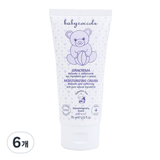 베이비꼬꼴레 모이스처라이징 유아 크림, 6개, 75ml