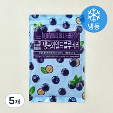캐나다산 와일드블루베리 (냉동), 500g, 5개
