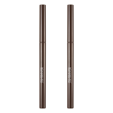 우드버리 크리미젤 수퍼슬림 오토아이라이너 0.12g, 브라운, 2개