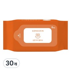 공스킨 순한 아기 물티슈 20g, 30개, 8매, 50g