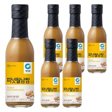 청정원 피넛월남쌈 소스, 240g, 6개