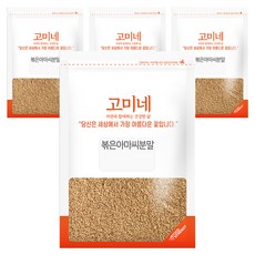 고미네 볶은아마씨분말, 300g, 4개