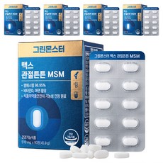 그린몬스터 맥스 관절튼튼 MSM, 90정, 5개
