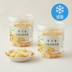 우리땅 유기농 인증 간편 저민마늘 (냉동), 250g, 2개