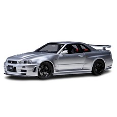 AUTOart 日產 Skyline Nismo R34 GT R Z TUNE 模型車 AA774610SI, 銀色, 1個