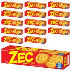 LOTTE 樂天 ZEC餅乾 原味, 100g, 15盒