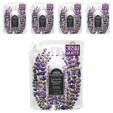 1802 LE CHATELARD Infusion 超高濃縮纖維柔軟精 薰衣草花束香 補充包, 2L, 5個