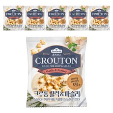 Fontana 巴西里大蒜法式麵包丁, 10g, 6包