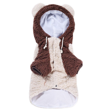 捷華 大狗熊兩腳裝 寵物衣服 棉花絨+拉毛布, 5XL(73~78 x 57 x 55cm), 1個