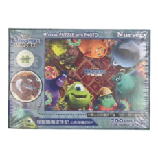 HUNDRED PICTURES 百耘圖 Monsters at Work 怪獸職場求生記 心形拼圖, 怪獸職場求生記 心形, 200片, 1盒
