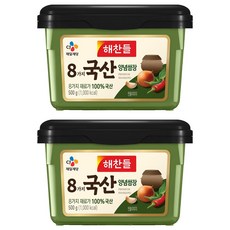CJ Haechandle 好餐得 8種韓國產調味包飯醬, 500g, 2個