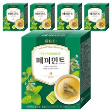 담터 페퍼민트 티백, 0.8g, 10개입, 5개