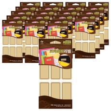 레이테크 인덱스 크라프트 라벨 견출지 20-KR-219 28 x 65 mm, 혼합 색상, 14개입, 20개