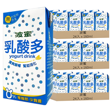 波蜜 乳酸多 yogurt drink 清爽順暢, 160ml, 72入