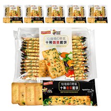 슈퍼비비가 크리스피 10가지 야채맛 비스킷, 288g, 6개
