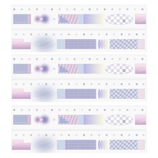 CARD LOVER 信的戀人 心動語焉不詳PET膠帶 30mm x 3m, 沉默島嶼, 6捲