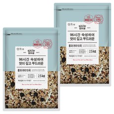 청그루 96시간 숙성하여 맛이 깊고 부드러운 콩과 귀리 10곡, 2.5kg, 2개