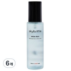 스카이보틀 퍼퓸 헤어 & 바디미스트 화이트레인, 100ml, 6개