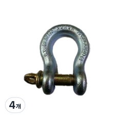 고려로프산업 열처리 단조 샤클 3/4, 4개