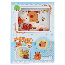 TODAY LIVING 可愛水豚迷你萬年日誌 CD_OST_AL09, 藍色(CD_OST_AL094L), 1個