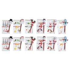 크리스마스 카드 + 볼펜 6종 세트, 혼합색상, 2세트