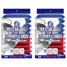 Clean Trouble Shooter 強力鋼絲絨菜瓜布 10入, 2套