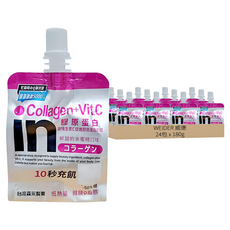 WEIDER 威德 in果凍 膠原蛋白 水蜜桃, 180g, 24包