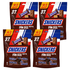 SNICKERS 士力架 花生巧克力隨手包, 666g, 4袋