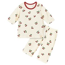 unifriend UNIFRIEND 兒童款 Cherish 有機棉七分袖家居服套裝