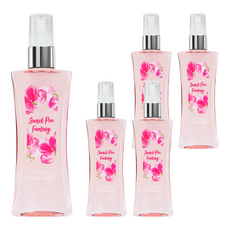 BODY FANTASIES 身體幻想 粉紅香豌豆夢幻香氛身體噴霧 花香調, 94ml, 5個