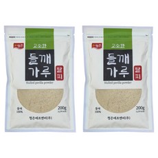 청은에프엔비 들깨가루 탈피, 200g, 2개