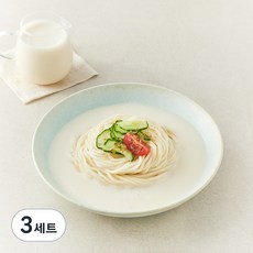 프레시오늘 껍질째 손수 영양가득 진한 파주장단콩국수 생소면 밀키트 2인분 세트, 1.196kg, 3세트